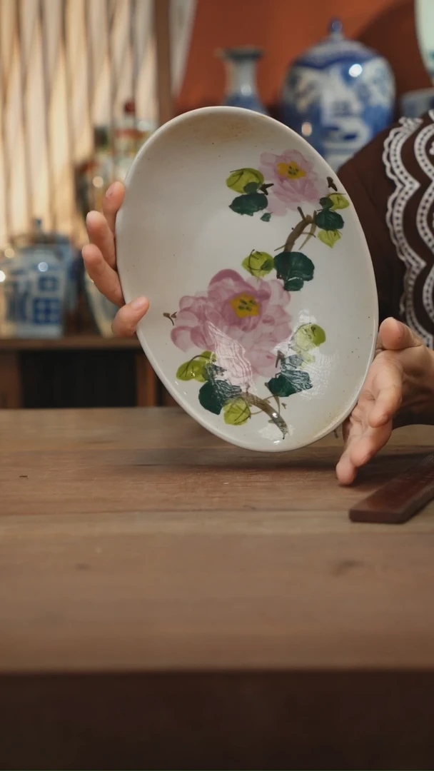 现代 景德镇设计师釉下手绘陶瓷餐具