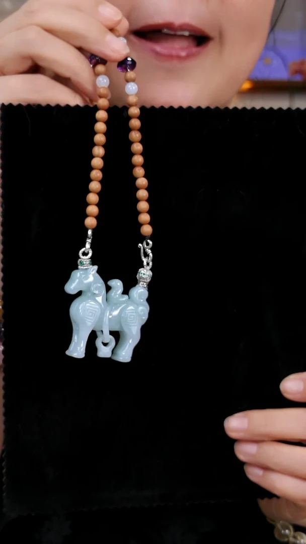 颈饰未镶嵌翡翠国风