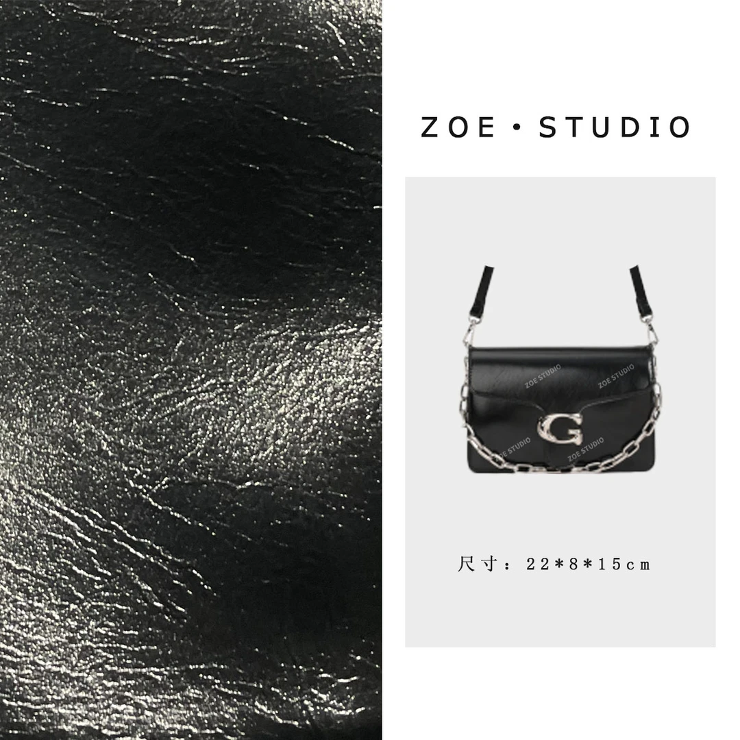 【佐伊甄选】SKL-5521-黑色轻奢女士时尚潮流百搭单肩斜挎包