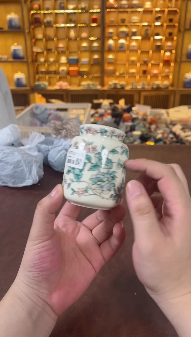 瓷片鸣盏居11111111茶叶罐