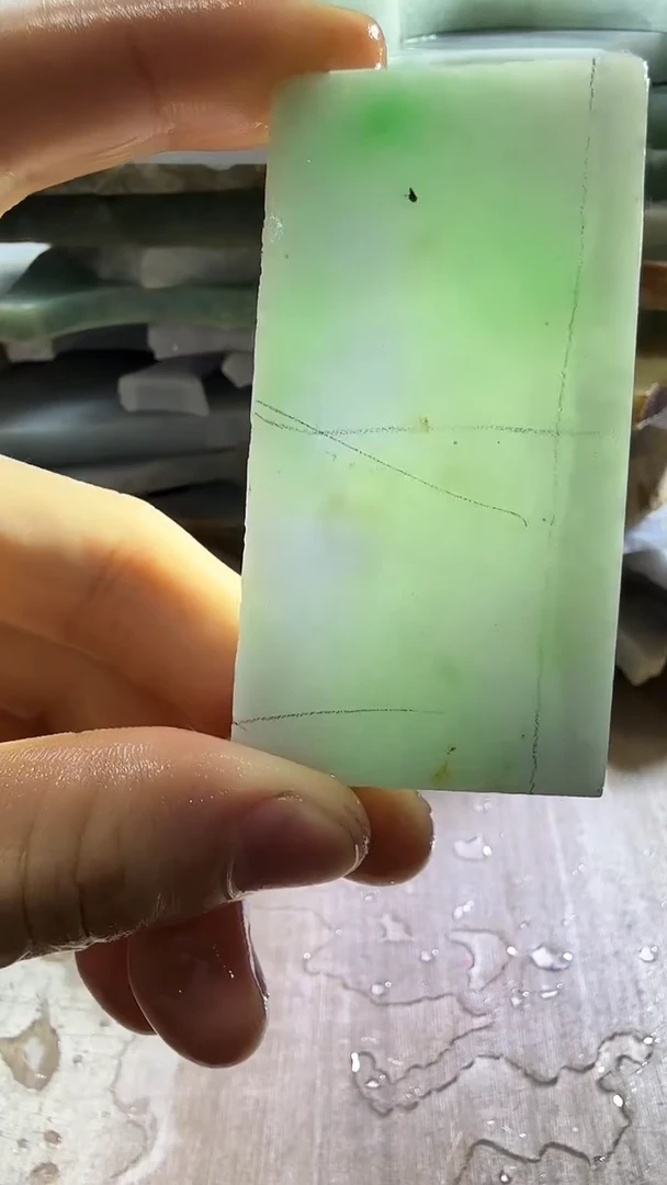 裸石翡翠天然翡翠A货花357