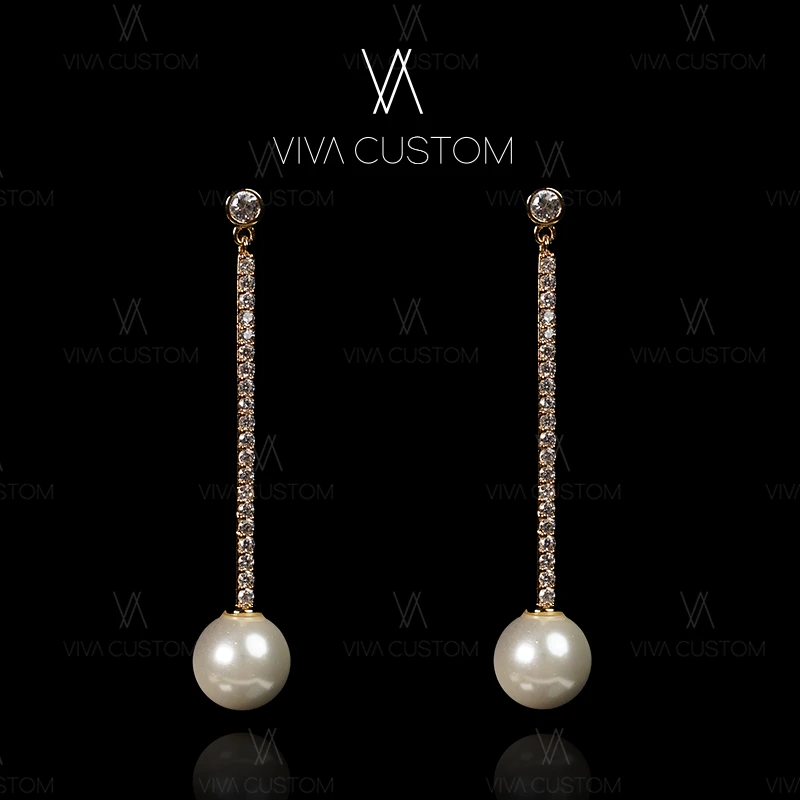 铜合金仿珍珠耳饰 （KS系列）气质轻奢时尚百搭高级感珠珠耳钉