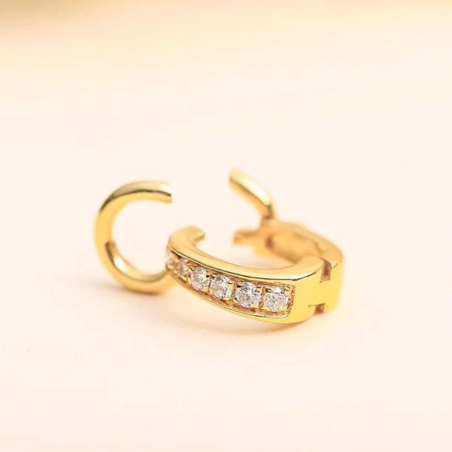 镀18K项链金色万能扣项链吊坠扣延长链银色扣子DIY配件气质多用款