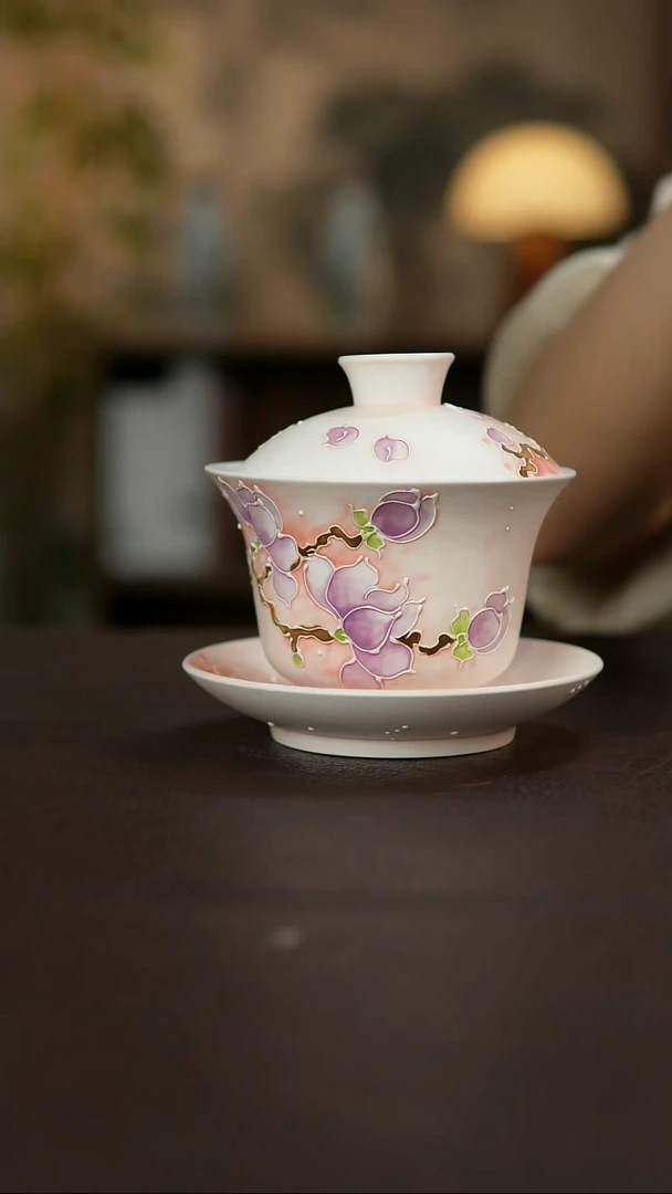 杯景德镇陶瓷杯碗柴烧多人