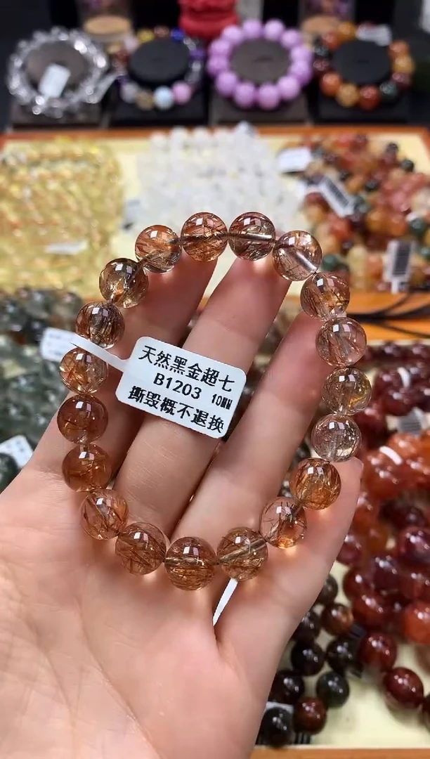 未镶嵌手链水晶10*