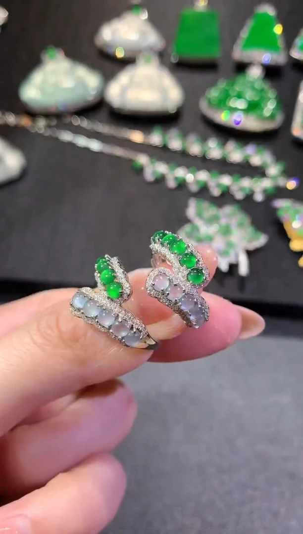 【闪购商品】翡翠戒指银S925镶嵌160戒指（多样性发货一件