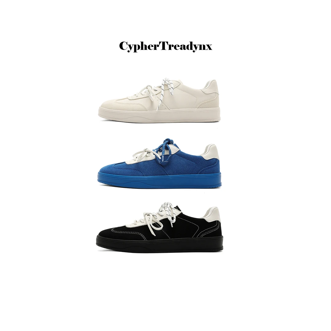 CTD夏季新款复古休闲德训鞋时尚低帮系带板鞋潮流时尚通勤百搭男