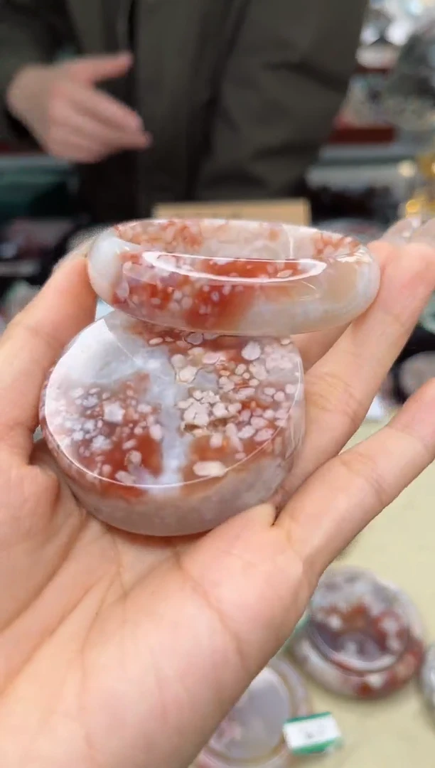 【闪购商品】石英质玉手镯未镶嵌55圈口（赠品镯心）6148056