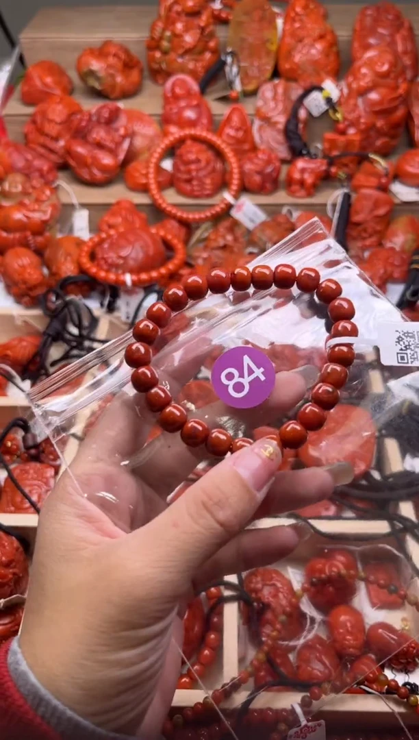 【闪购商品】南红玛瑙珠宝奇石未镶嵌84-8+随机多样性/一条