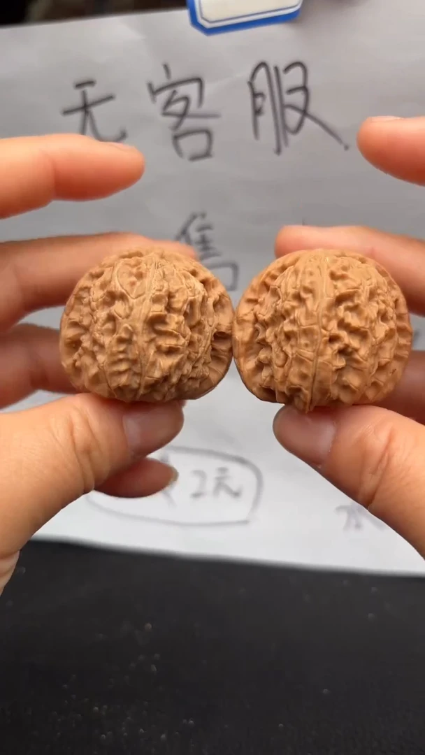把件文玩核桃59白狮子
