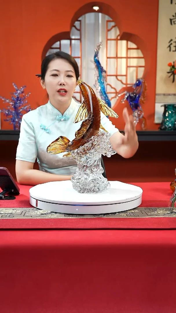 琉璃手工艺品金龙鱼