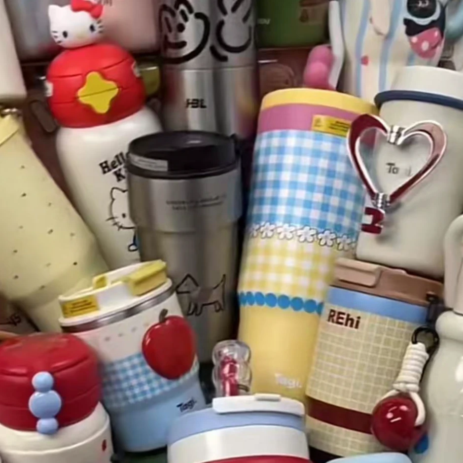 【快樂】孤品捡漏浮力水杯保温杯家用车载浮力可爱简约杯子便携