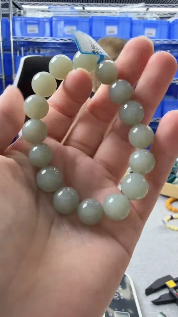 手链未镶嵌和田玉61秒拍号假一罚十