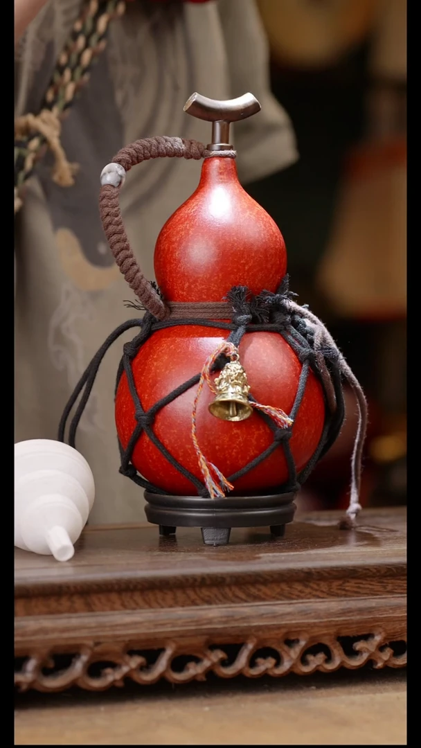 116号精品天然大漆酒葫芦一物一拍~