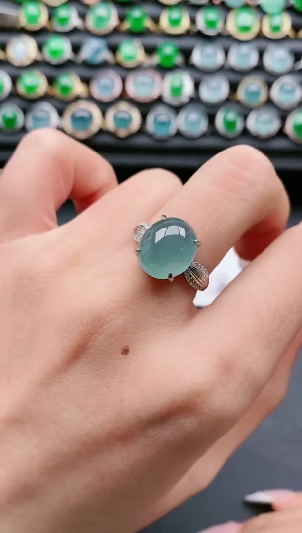 【闪购商品】翡翠戒指银S925镶嵌11111111111