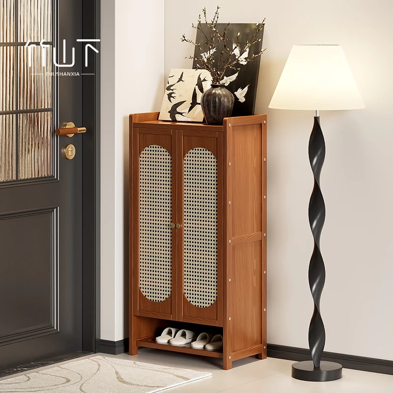 鞋柜家用门口2025年最新款玄关大容量简约鞋架防尘简易鞋子收纳柜