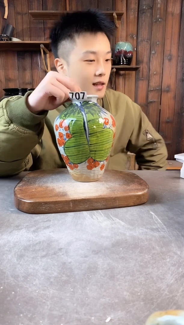 碗707，手工手绘，超值陶瓷！