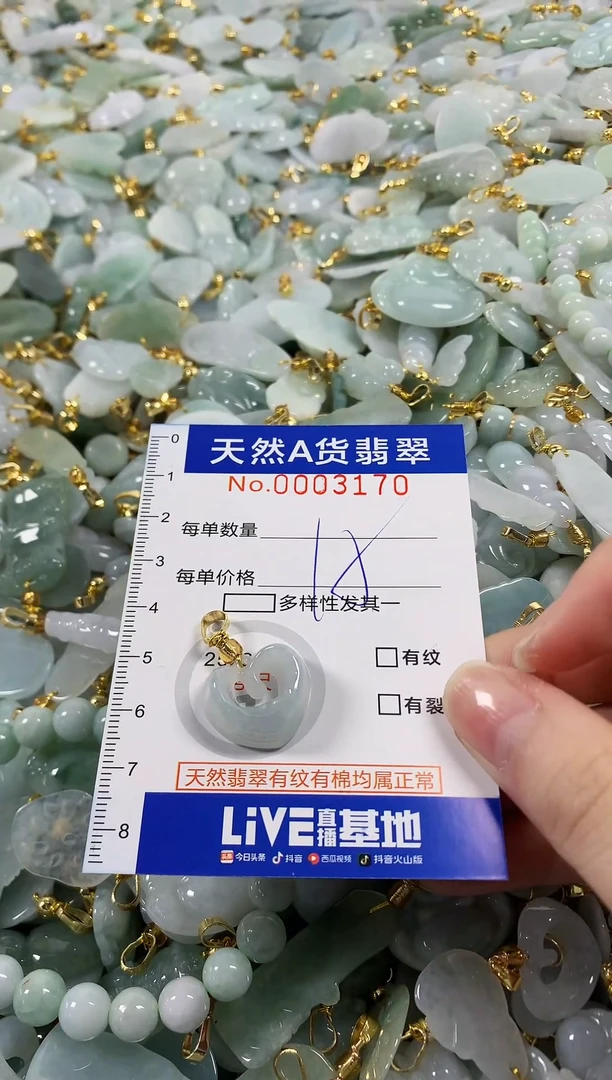 颈饰未镶嵌翡翠天然a货翡翠