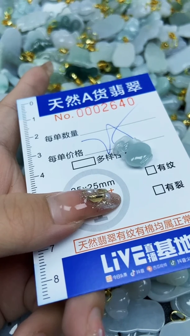 翡翠未镶嵌颈饰天然A货翡翠