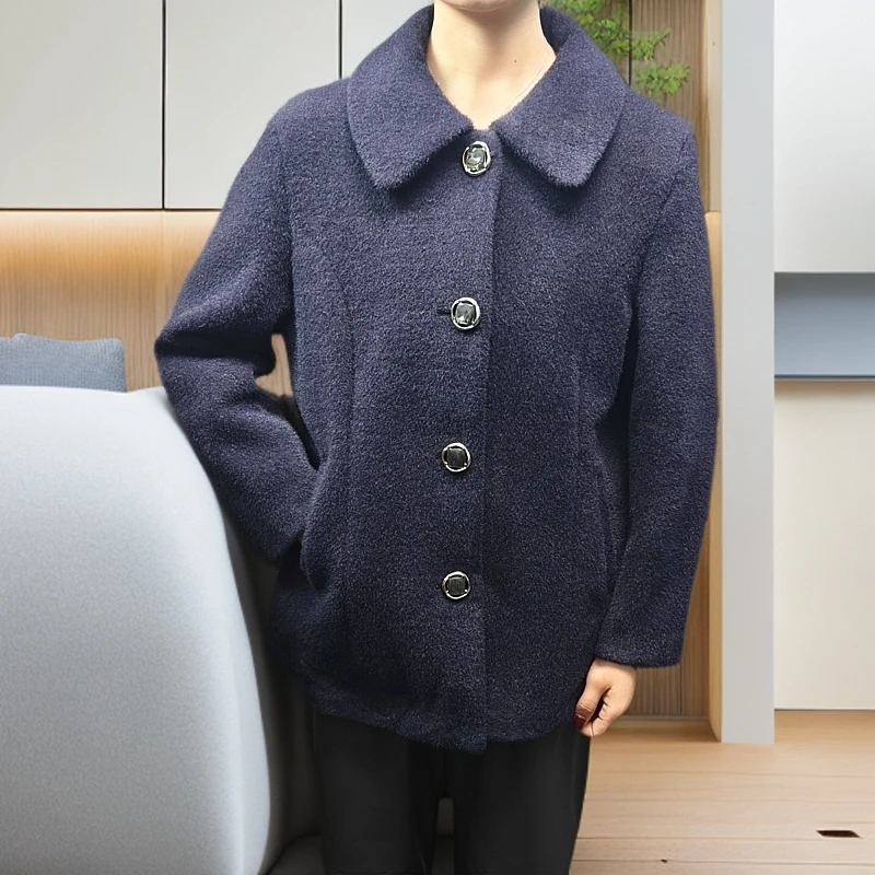 7208妈妈装上衣奶奶装外套中老年女装衣服冬装一楼