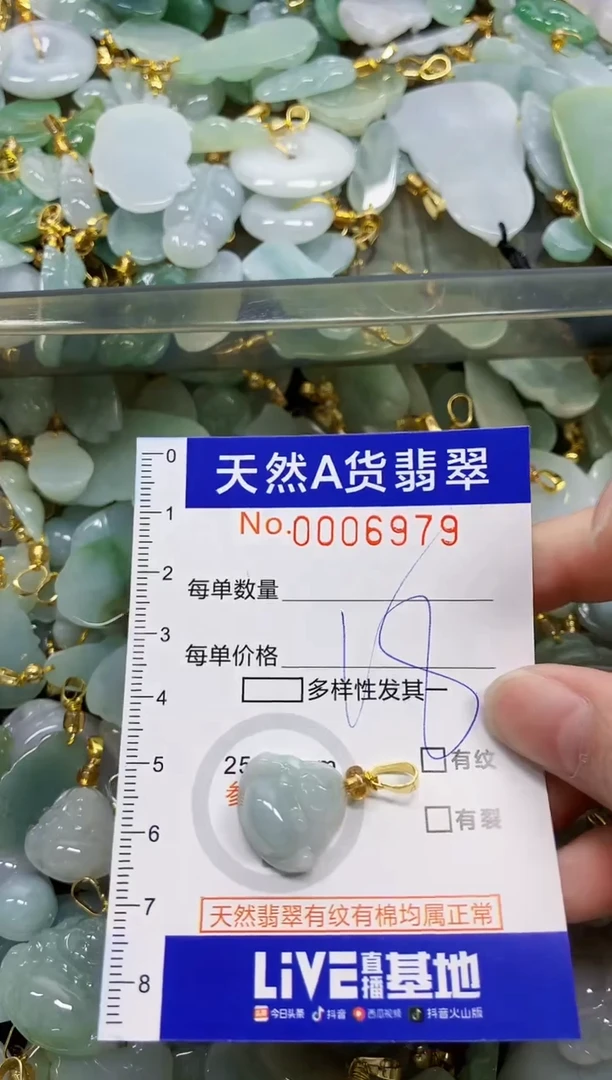 颈饰未镶嵌翡翠天然A货翡翠