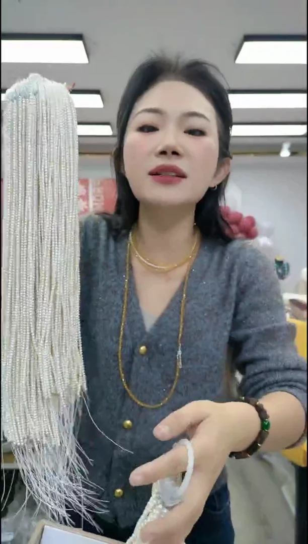 【闪购商品】淡水珍珠颈饰合金1305小米珠项链