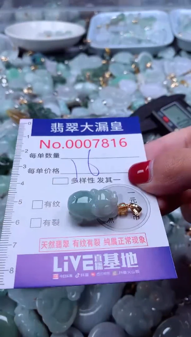 颈饰未镶嵌翡翠7816