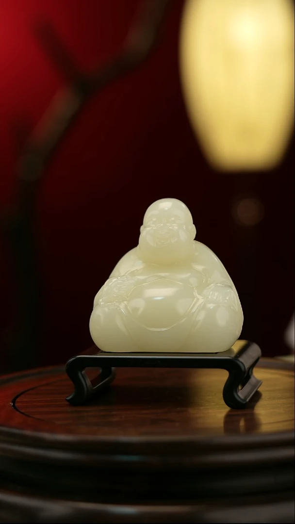 玉【弥勒】天然玉石手把件