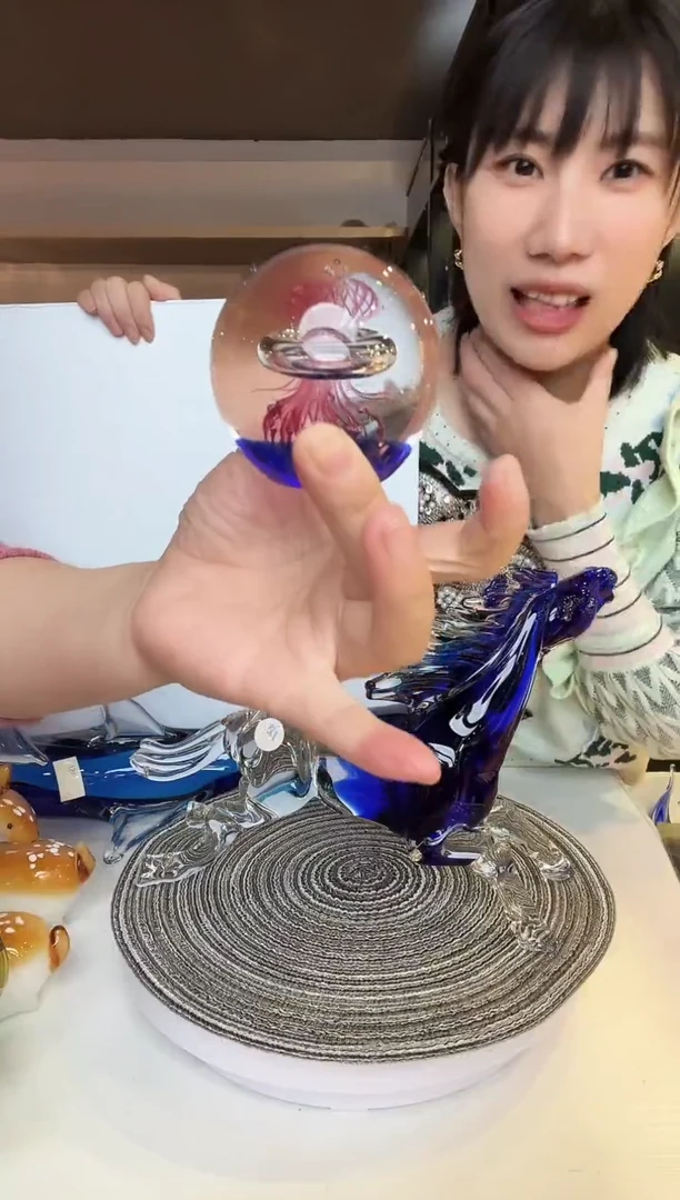 【闪购商品】茶盏琉璃摆件家居摆件