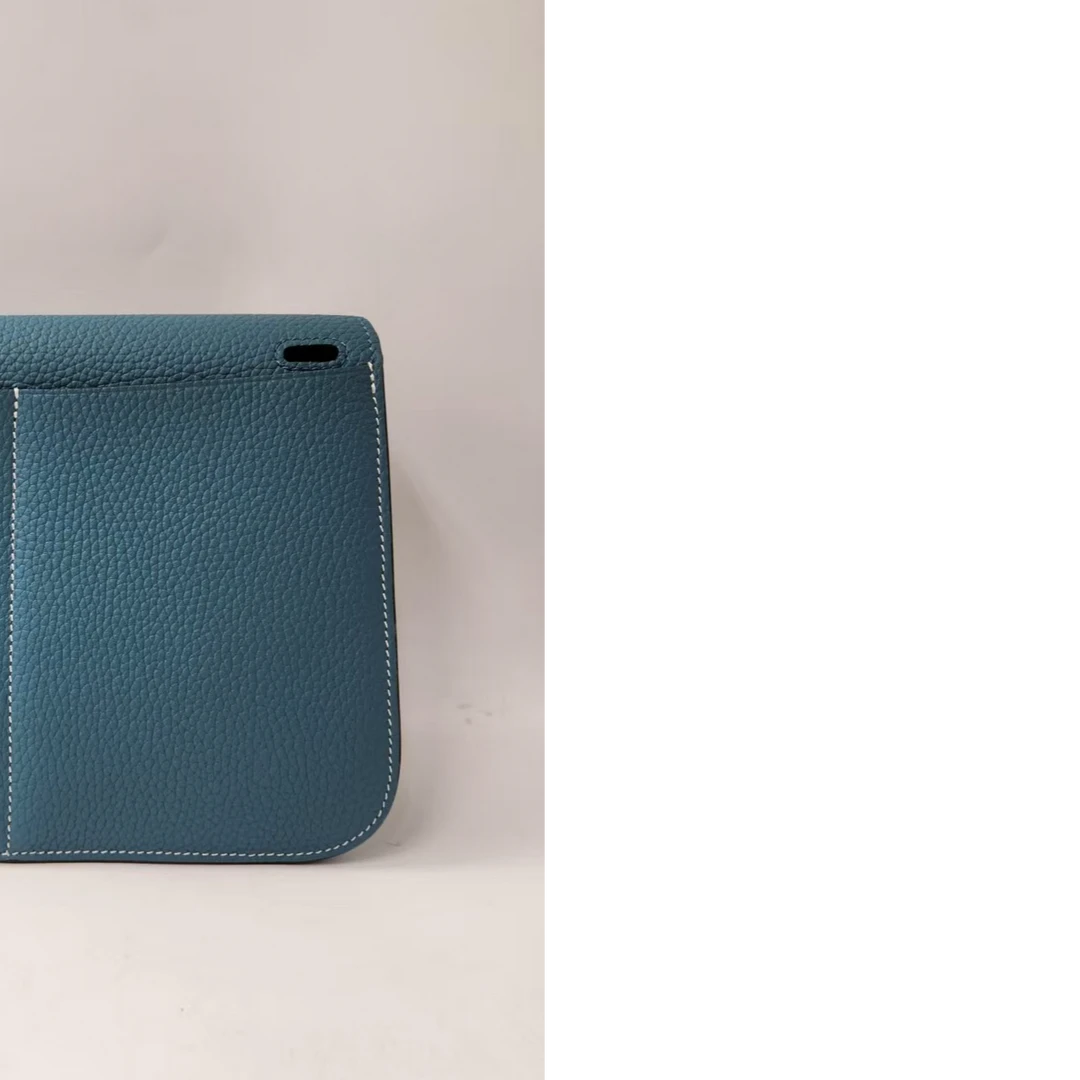 LQ-WITH-QUEEN真皮女包--饺子蓝色 0756