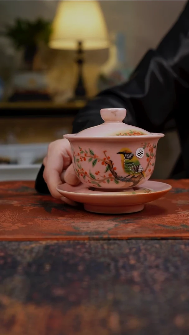 杯景德镇陶瓷杯碗柴烧多人