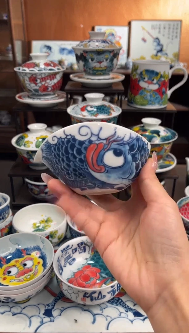 瓷片昨明公道杯(福利价格）