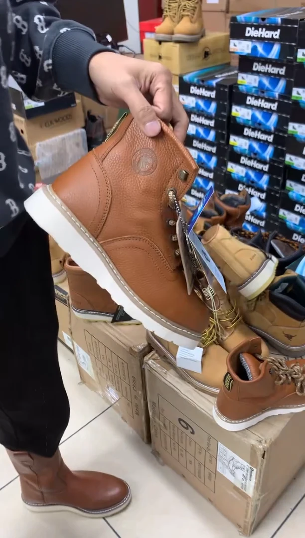 织物39码，V615，皮鞋码，牛皮工装靴，默认微瑕