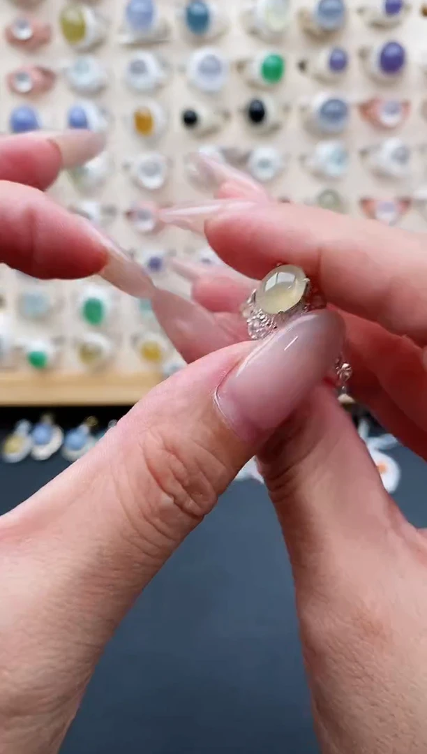 未镶嵌戒指翡翠天然缅甸翡翠A货222-8-1