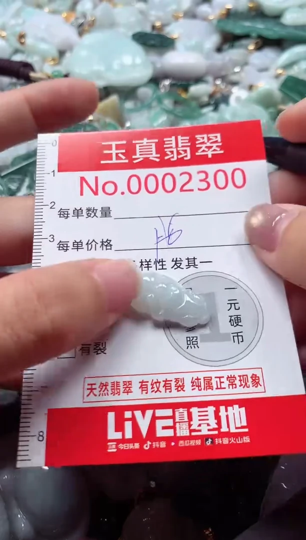 吊坠(不含链)未镶嵌翡翠2300