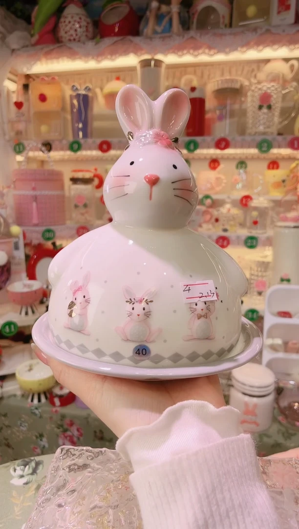 【闪购商品】摆件兔子黄油盘品质好，发货快，放心拍