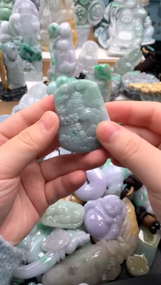 吊坠(不含链)未镶嵌翡翠1