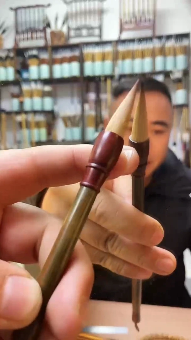 绿檀狼毫一支  微加健