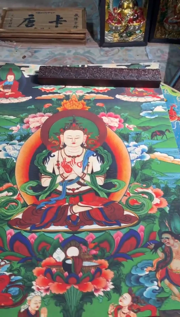 卷轴画东东唐卡tk16