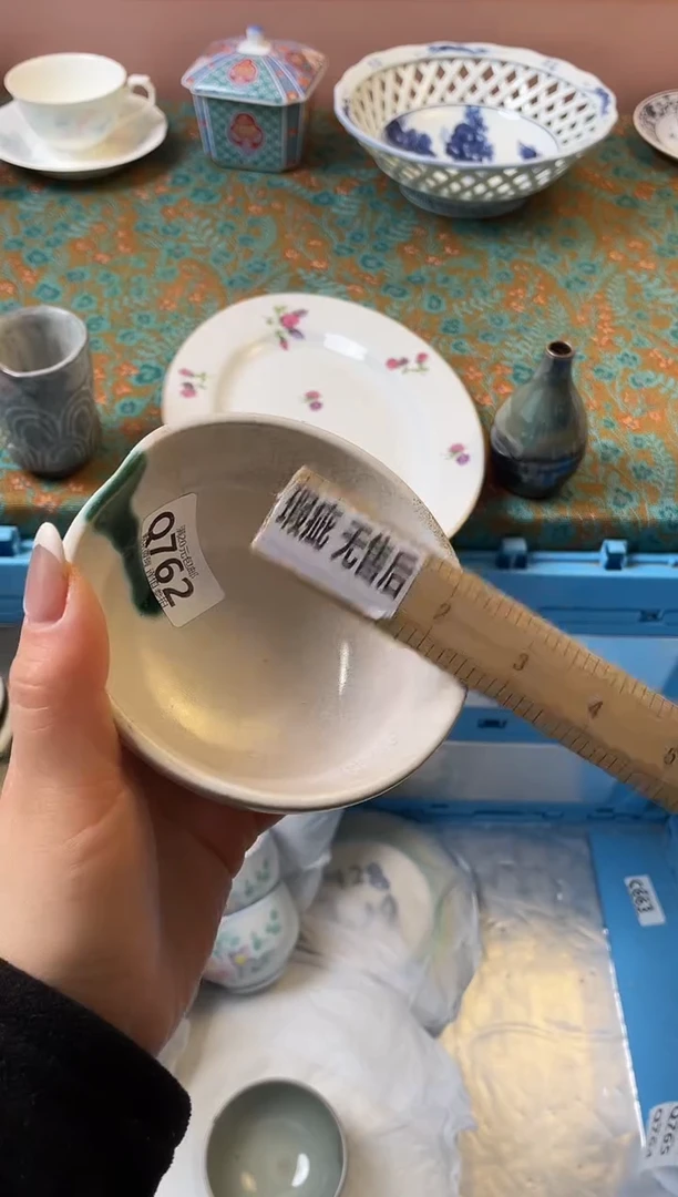 瓷片无***人瓷器瓷器Q762