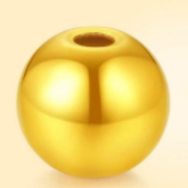 【小云专享】足金999 卡3mm 光面金珠多样性发一5147 BP