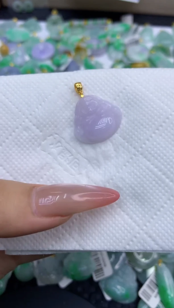 颈饰未镶嵌翡翠天然缅甸A货翡翠