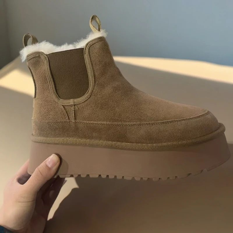 7568-D1-加厚雪地靴女靴