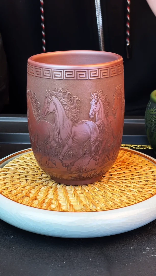 八骏图  石红   主人杯