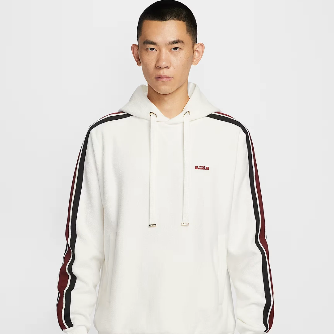 Nike/耐克官方正品LeBron詹姆斯男子加绒篮球连帽衫HV3404-133