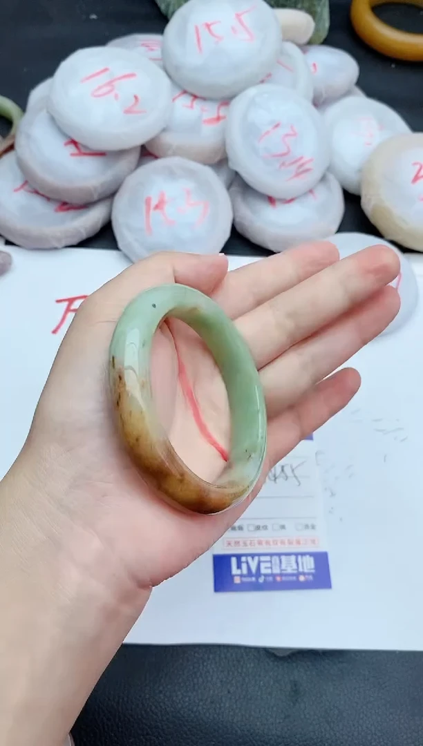 未镶嵌手镯石英质玉343+54/55