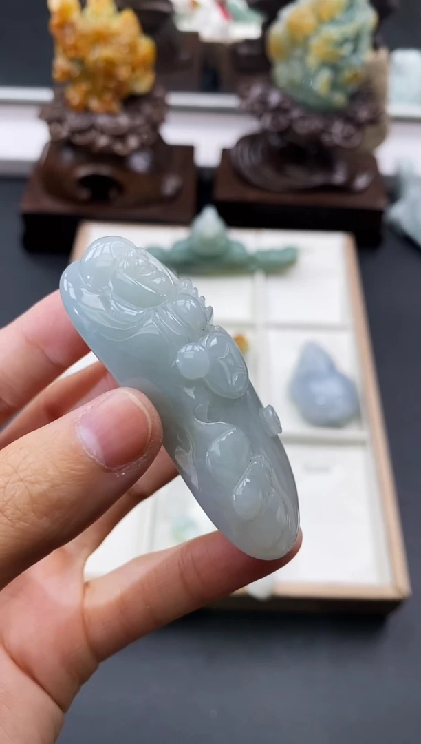 颈饰未镶嵌翡翠天然缅甸A货翡翠