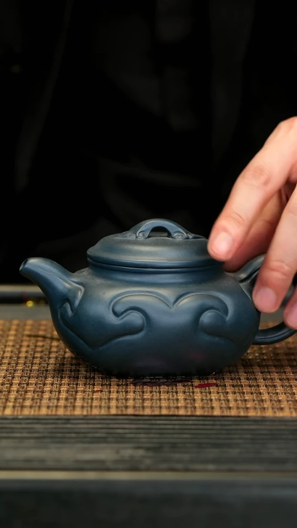 【闪购商品】紫砂茶壶孤108仿古如意 民国绿