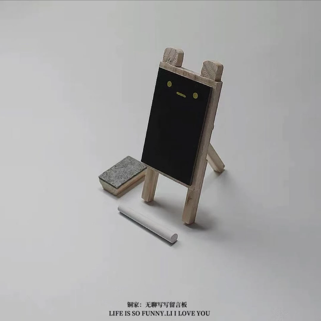 【重生】创意迷你可爱立牌留言板可擦写小黑板礼物饰品