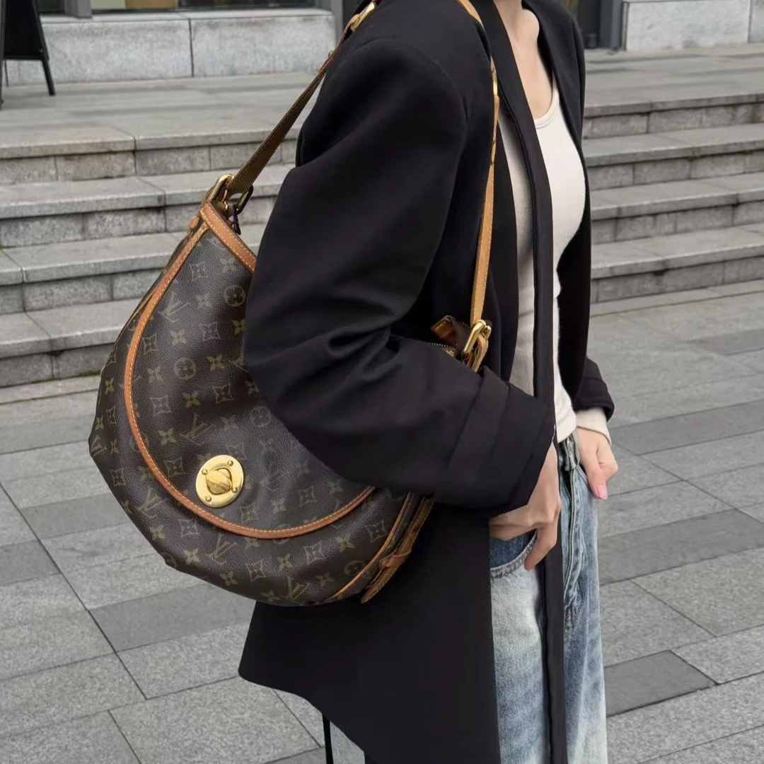 95新 LouisVuitton/路易威登 16392537 金豆托特中号  34*28